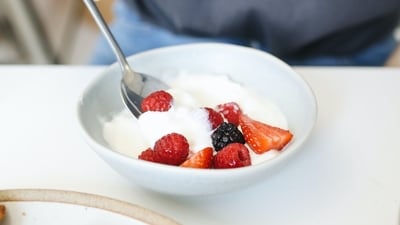 Greek yoghurt with berries could be a good alternative to a standard Acai bowl. (Pexels)
