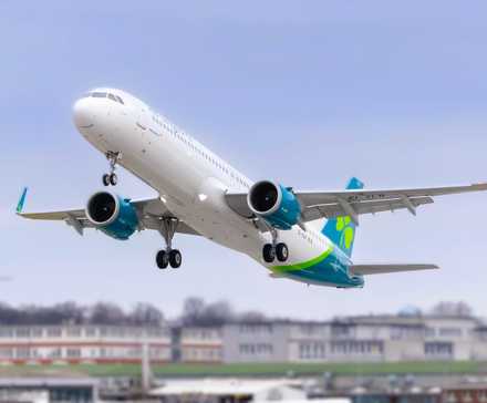 Aer Lingus A321XLR taking off