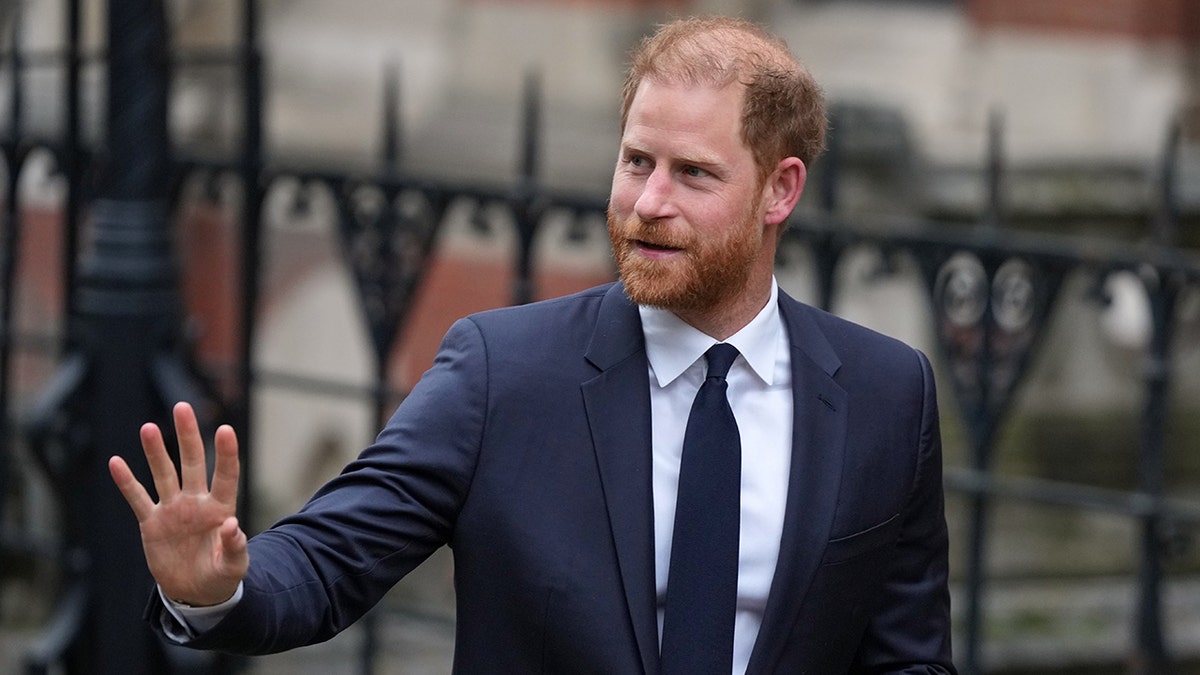 Prince Harry in London for court