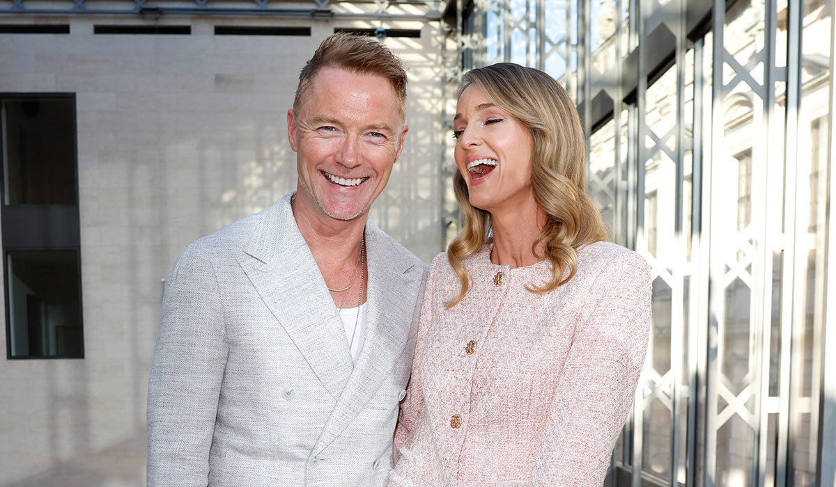 Ronan Keating and Storm Keating during the Marc Cain Fashion Show Spring/Summer 2026 during Berlin Fashion Week SS26. Pic: Getty Images