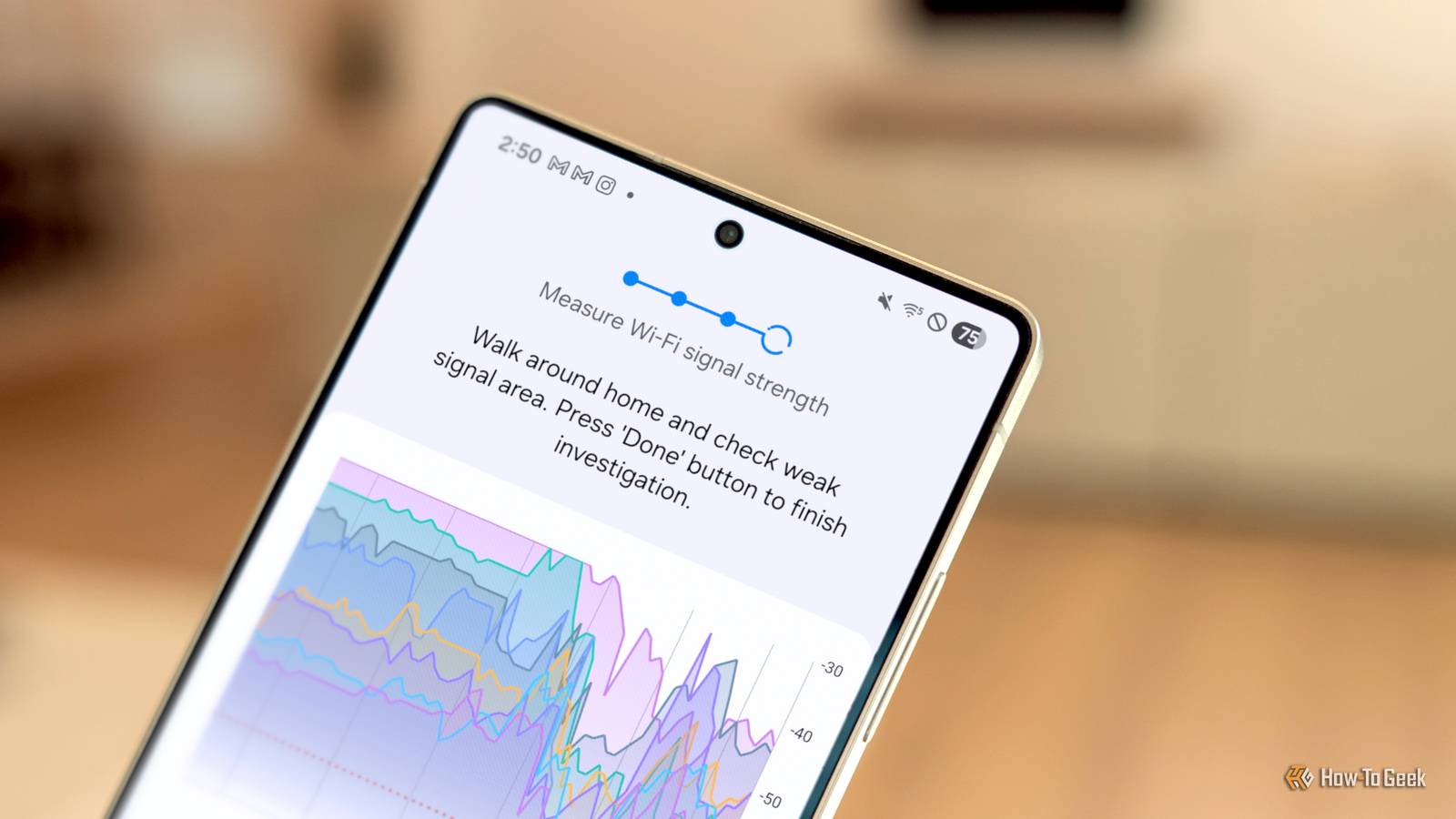 I used Samsung’s secret Galaxy Wi-Fi tool to find dead zones in my home