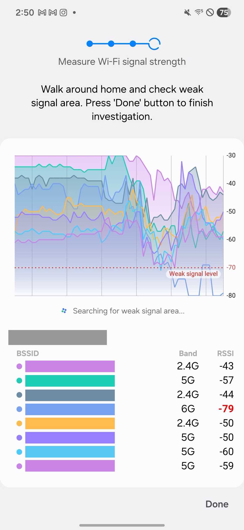 Samsung Home Wi-Fi inspection process 1