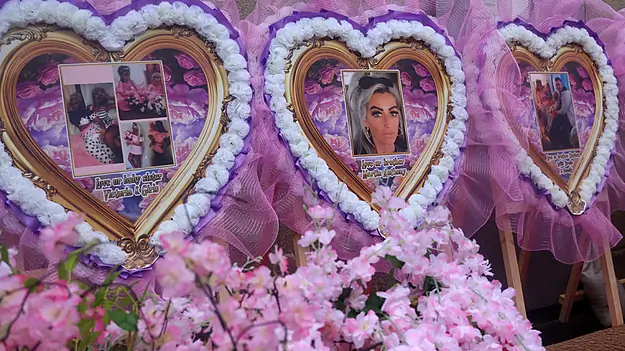 Family Of Scarlett Faulkner Pay Tribute To Her With Vigil Of Flowers And Photographs