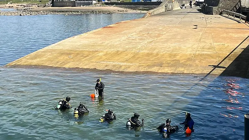 Search and recovery teams conduct vital training off Buncrana