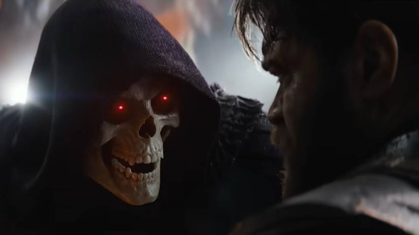 Skeletor making a threat in Masters of the Universe 2026