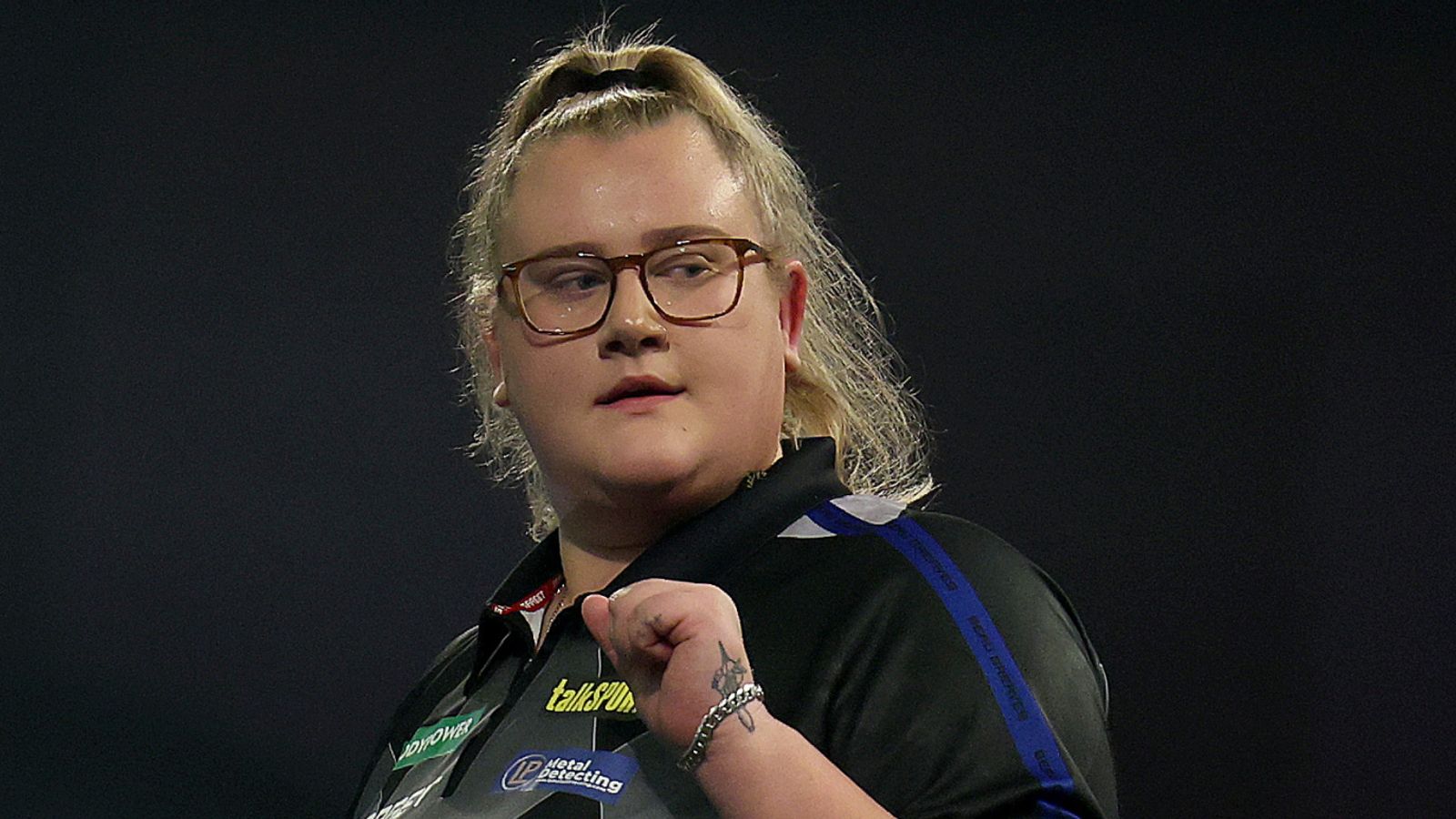 Beau Greaves of England celebrates on Day Nine of the 2025/26 Paddy Power World Darts Championship at Alexandra Palace on December 19, 2025