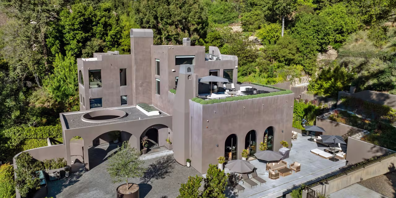 Sculptural Home Rises Like a Futuristic Fortress Near L.A.’s Getty Museum