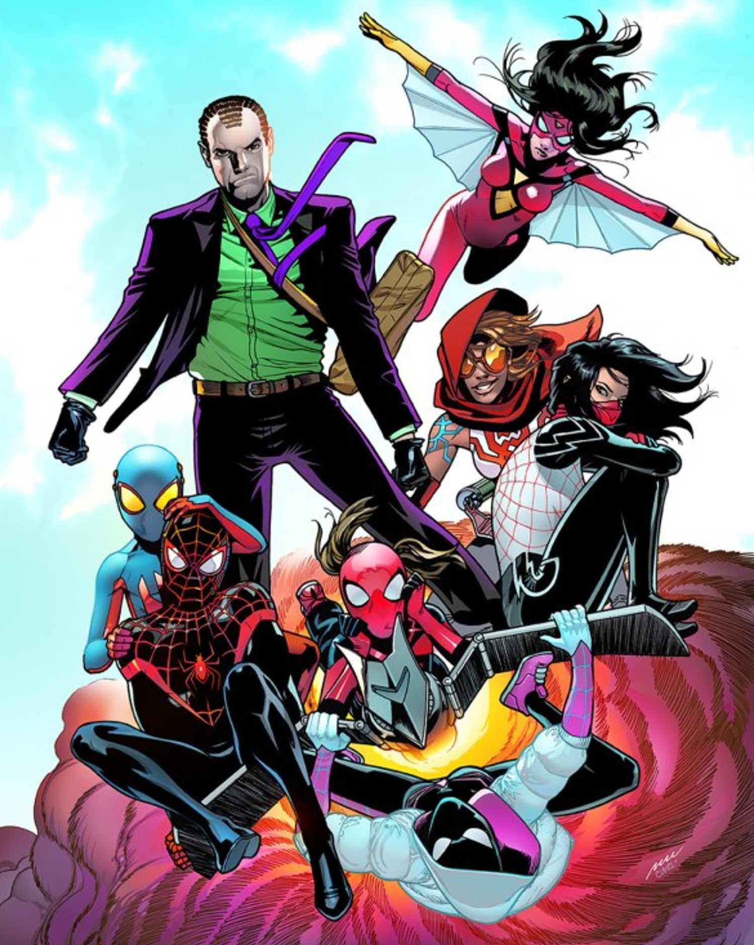 SPIDER-MAN SPIDER-VERSITY HEROES INCLUDING MILES MORALES AND SPIDER-WOMAN 2