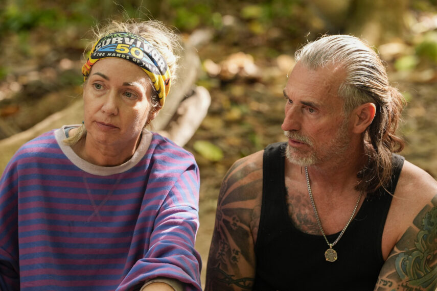 Chrissy Hofbeck and Coach Wade in 'Survivor 50' Episode 7