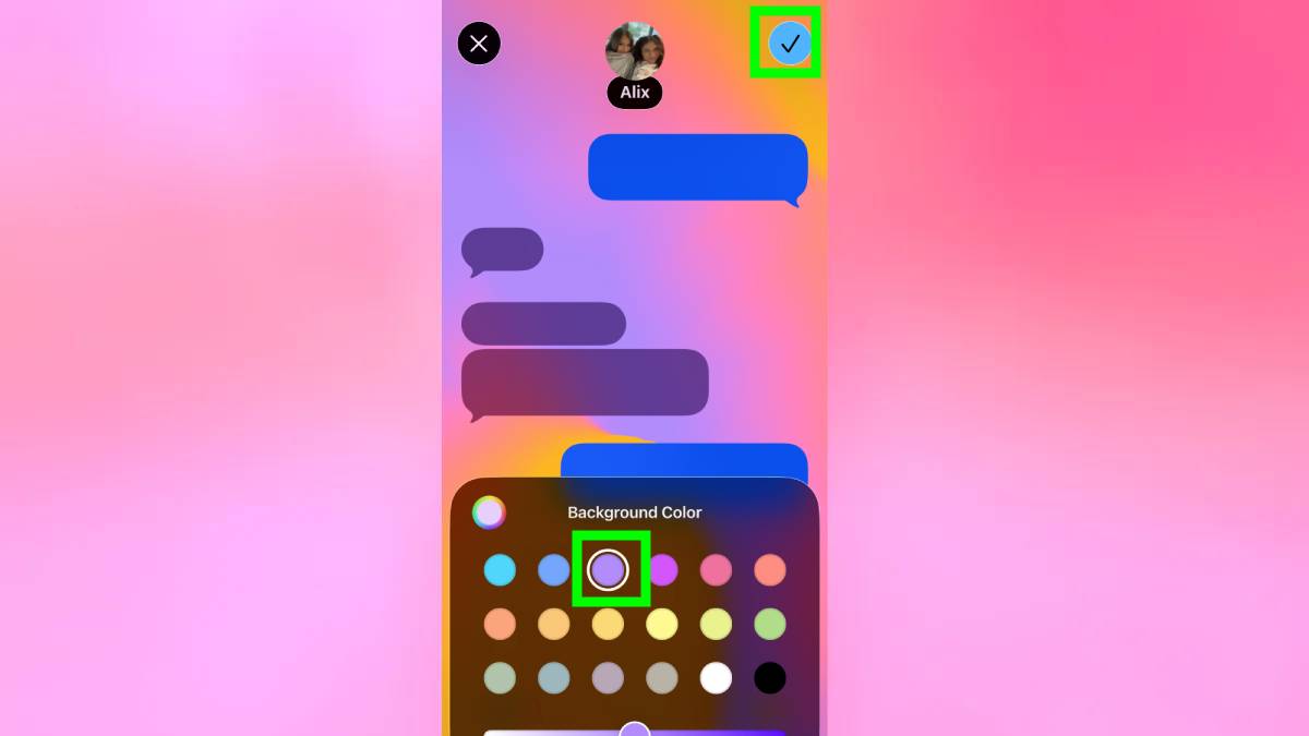 How to change your iPhone messages background