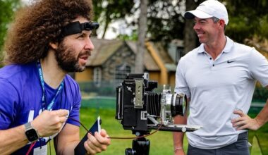 Shooting 4x5 Film at a PGA Event