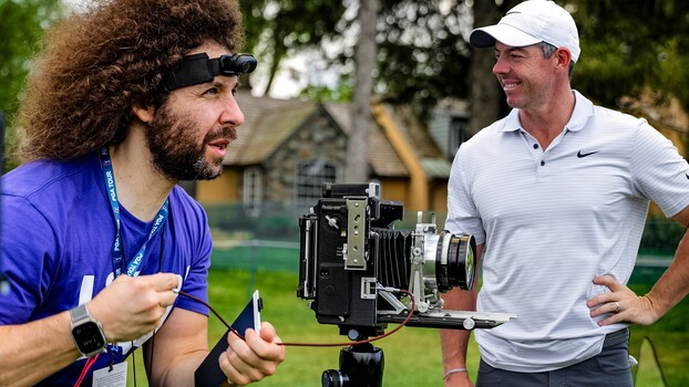 Shooting 4x5 Film at a PGA Event