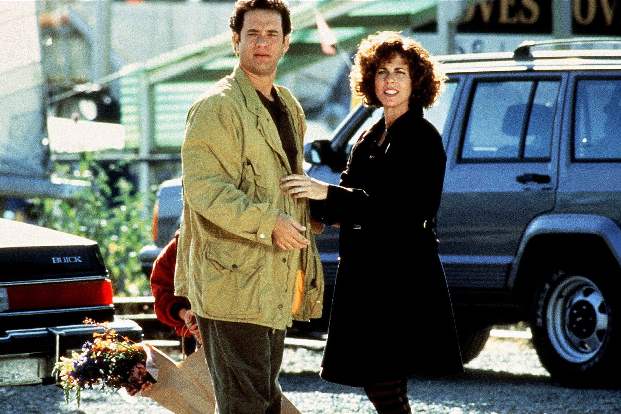 Fundamentally good people: Tom Hanks and Rita Wilson in ‘Sleepless in Seattle’