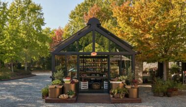 aluminum greenhouse extends restaurant and retail space in madrid