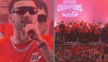 Troy Parrott Stole The Show During AZ Alkmaar's Cup Celebrations