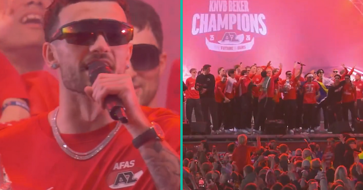 Troy Parrott Stole The Show During AZ Alkmaar's Cup Celebrations