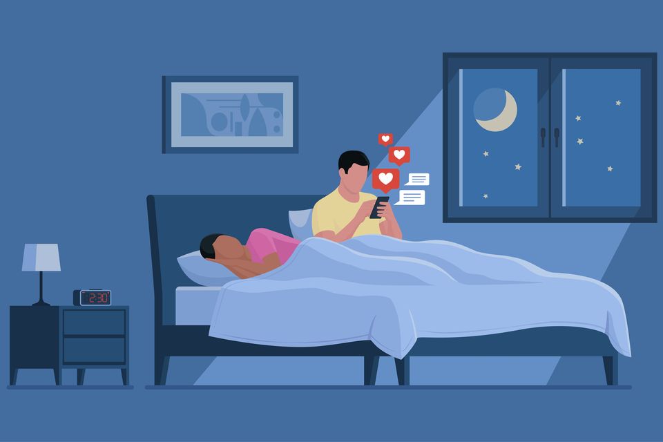 ‘He said he didn’t know what Tinder was about, he was just having a look, and I believed him.’ Image: Getty