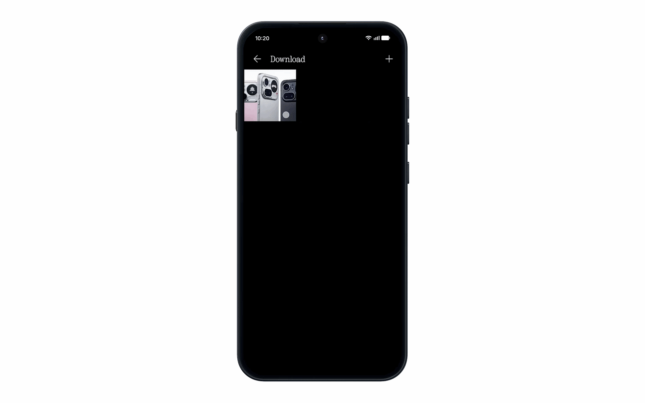 How the Nothing Warp app works