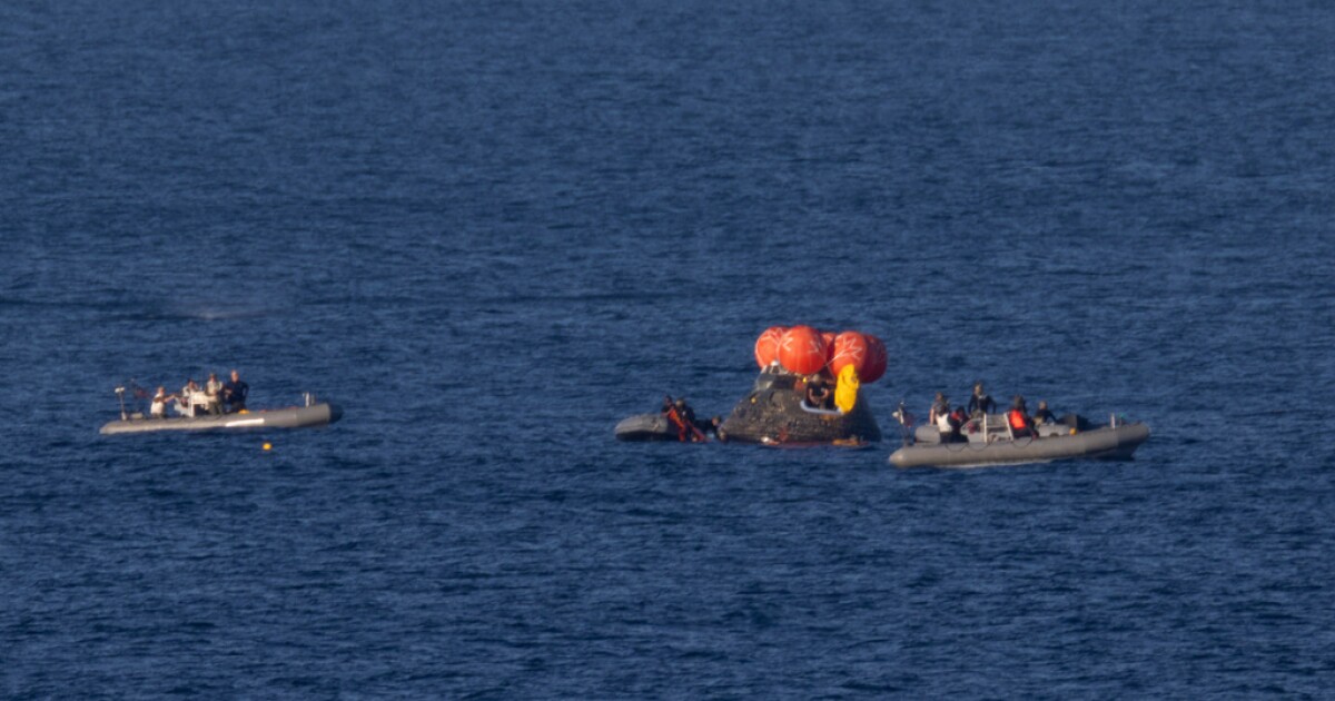 After splashdown, NASA pushes back on heat shield concerns spreading online