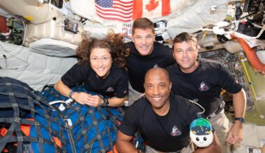 Artemis II astronauts work out on the flywheel : NPR