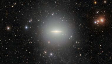 The wide-brimmed Sombrero galaxy is revealed in all its splendor