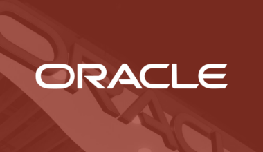 Oracle's logo.