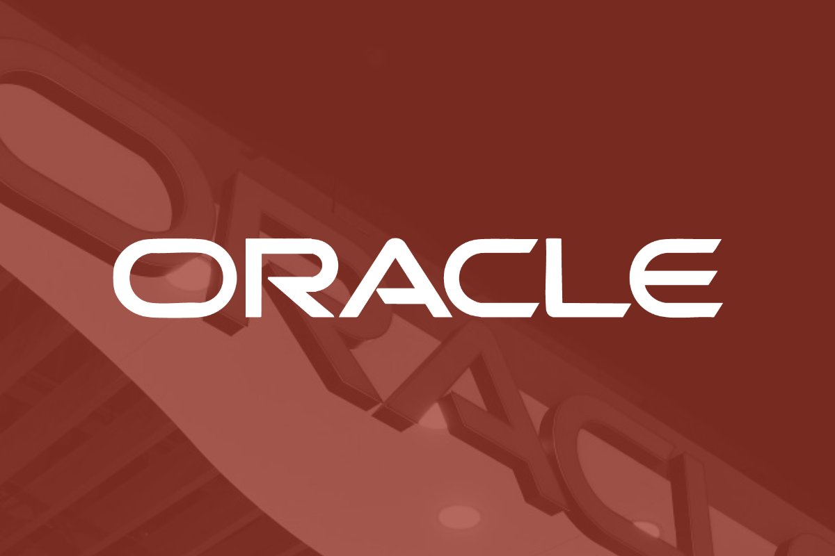 Oracle's logo.