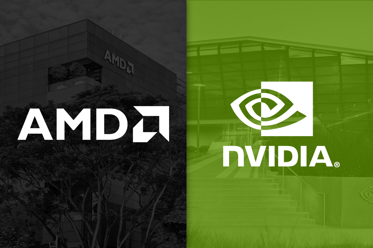Side-by-side AMD and Nvidia logos.