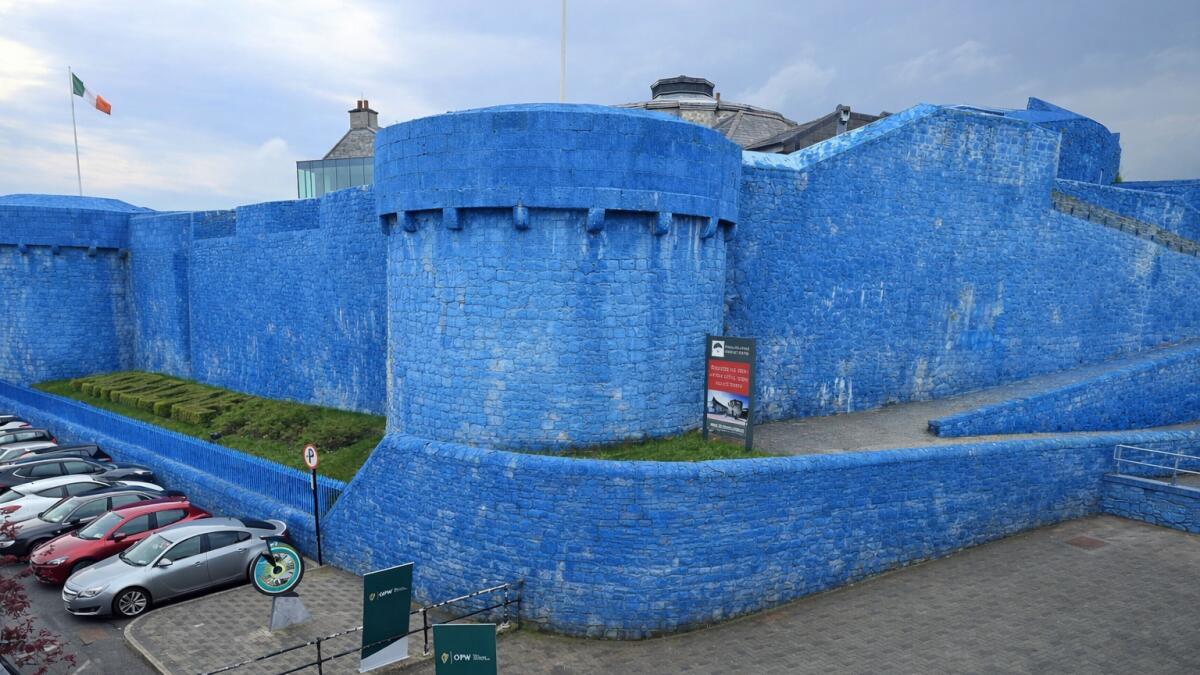 Walls of Athlone Castle to be painted blue during revamp