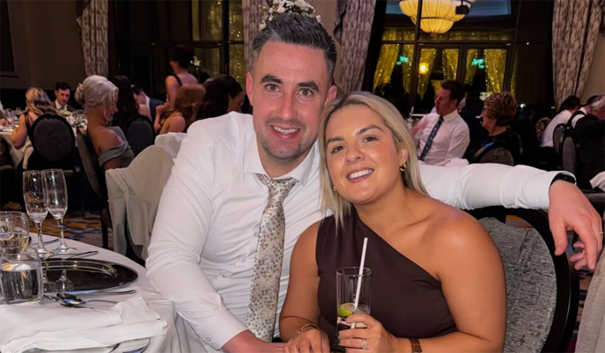 Sports presenter Valerie Wheeler and Gavin Young. Pic: Valerie Wheeler / Instagram