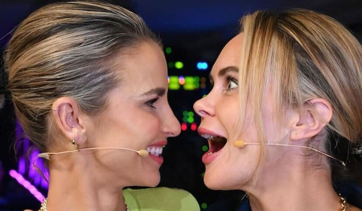 Vogue Williams and Joanne McNally. Pic: Joanne McNally/Instagram