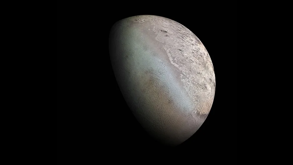 Voyager 2's view of Triton. Credit: NASA/JPL/USGS
