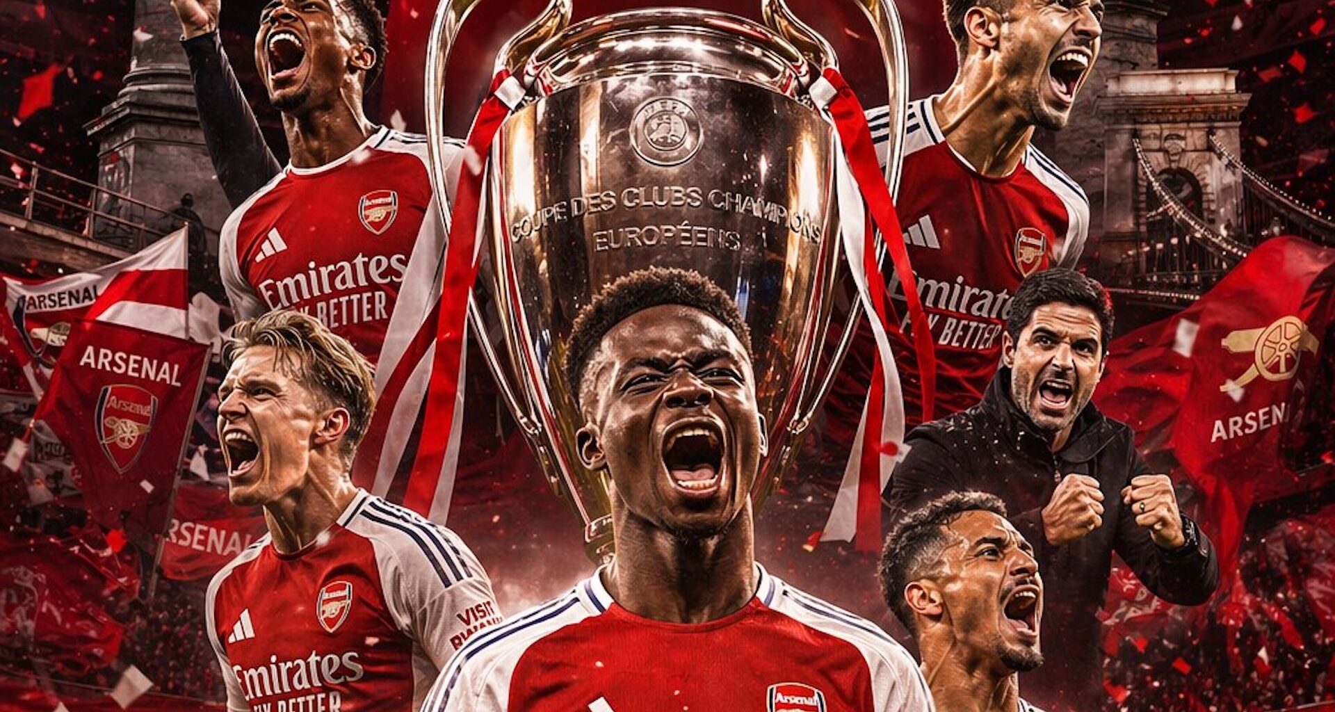 AI-generated image of footballers