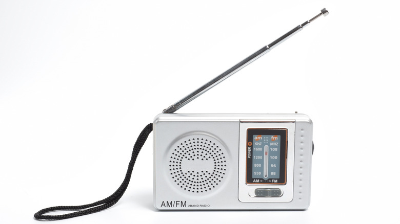 Classic portable transistor radio