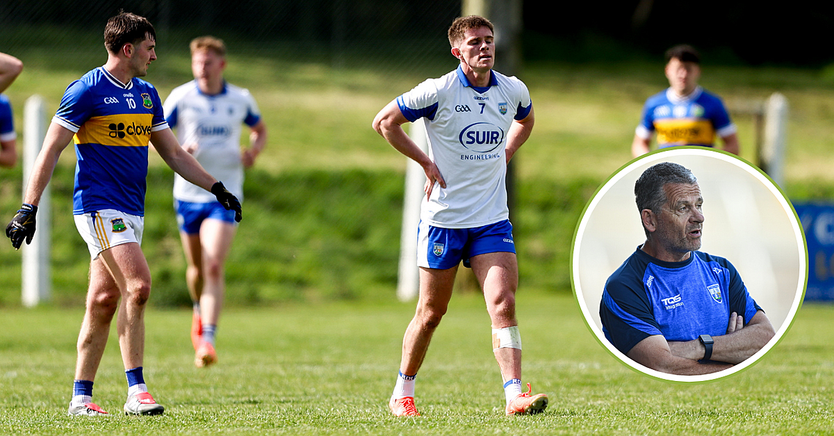 'We Had Eight Training' - Waterford Boss Shares Stark Reality For Weaker Counties