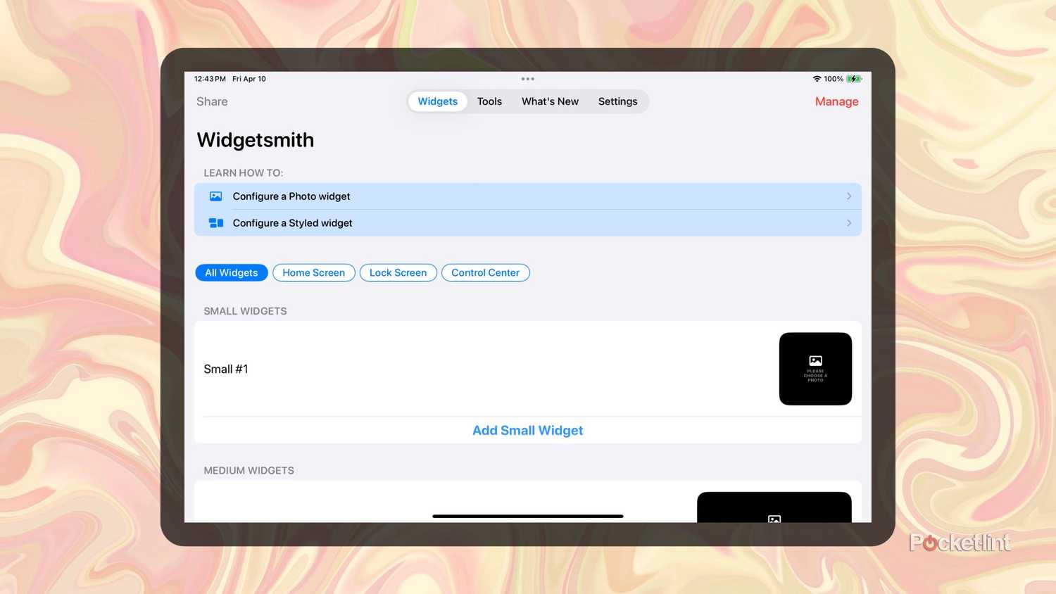 Widgetsmith screenshot