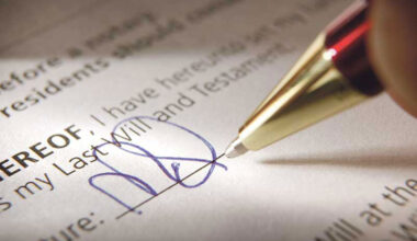 will and testament signature