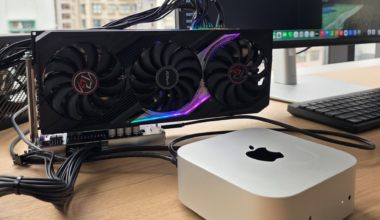 an Nvidia eGPU attached to a Mac