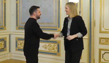 Zelenskiy and McEntee discuss EU Presidency in Kyiv meeting