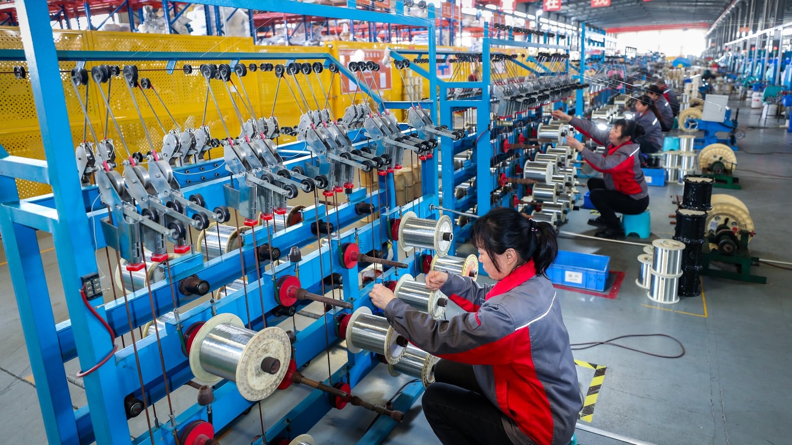 China's factory inflation hits 45-month high