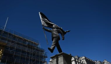 Artist Banksy confirms he is behind new statue in central London