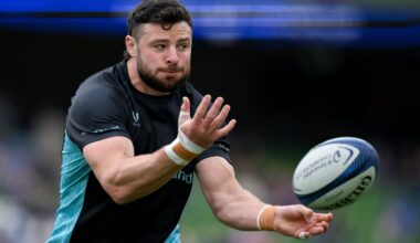 Henshaw ruled out of Leinster's URC clash with Lions