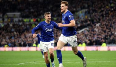 O'Brien scores for Everton as City's title push dented