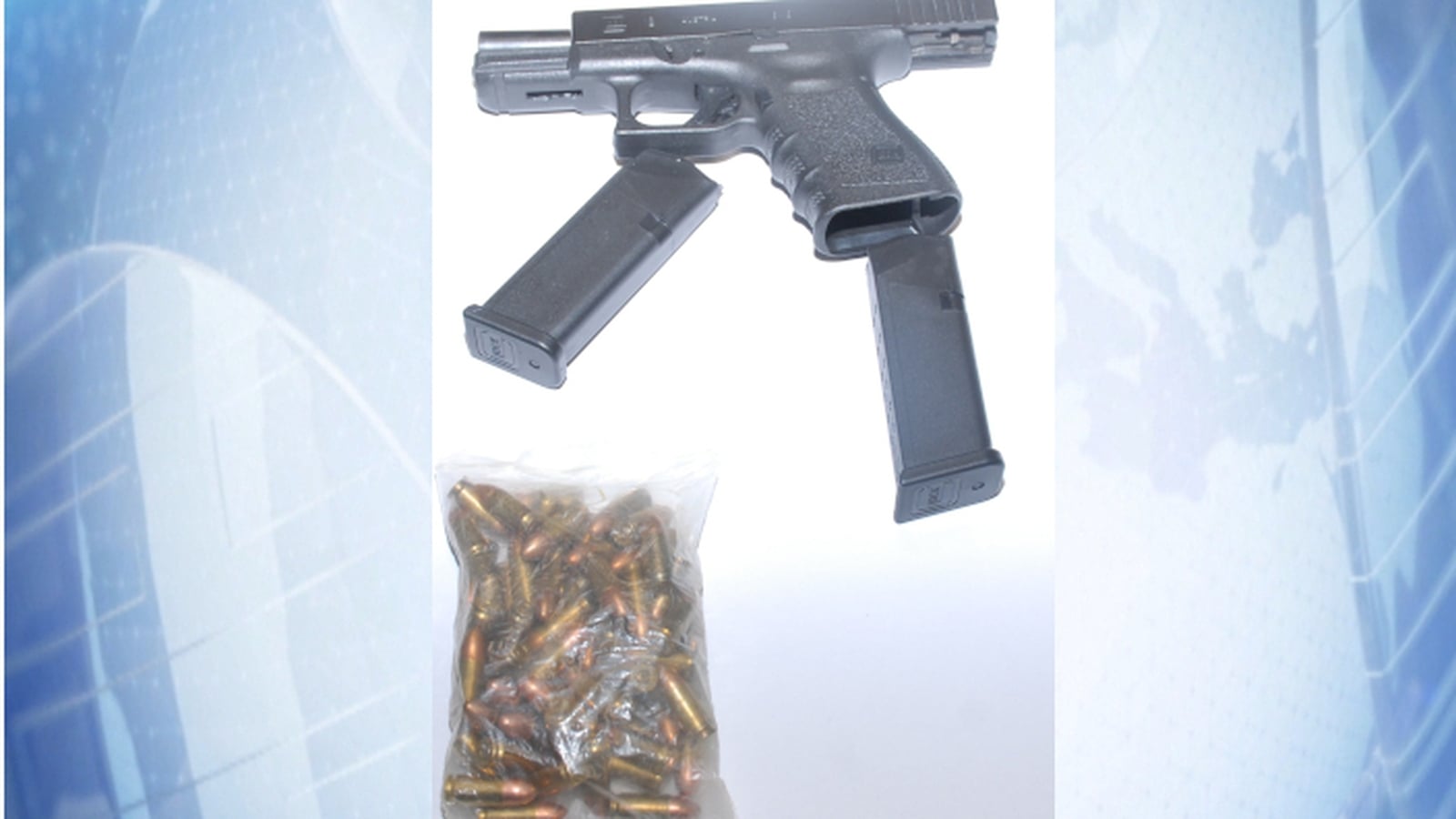 Two held after guns, replica grenade seized in Wicklow