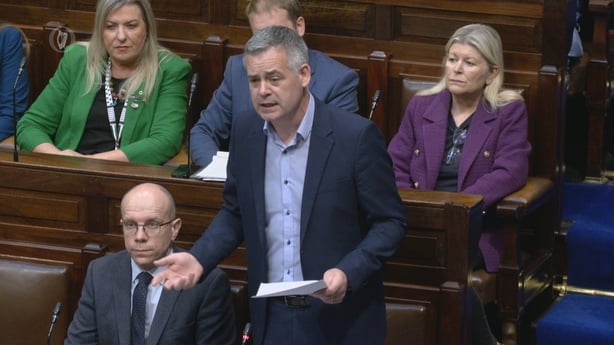 pearse doherty speaks in the dail