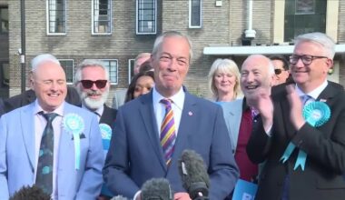 'Truly historic shift in UK politics,' says Farage