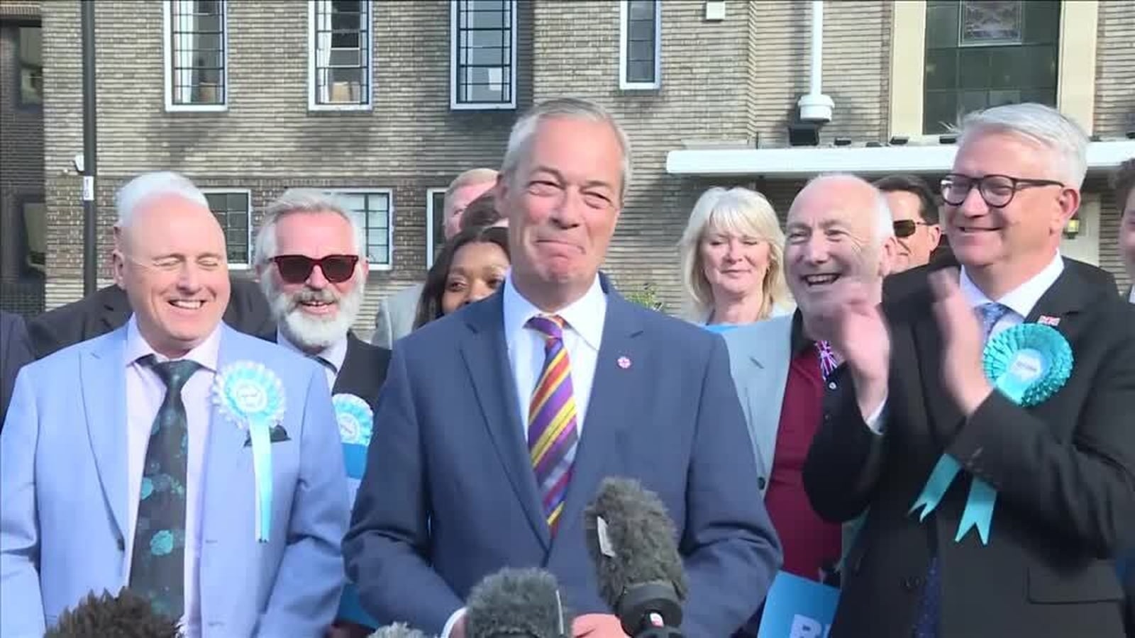 'Truly historic shift in UK politics,' says Farage