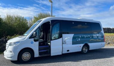 Burren, Cliffs of Moher shuttle bus returning to Clare