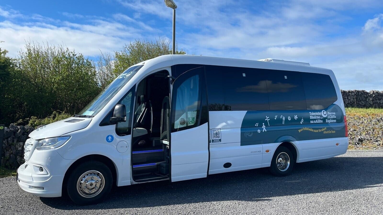 Burren, Cliffs of Moher shuttle bus returning to Clare