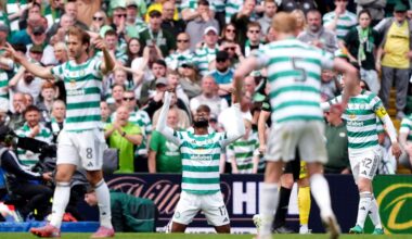 Celtic strike late to break Hearts and retain title